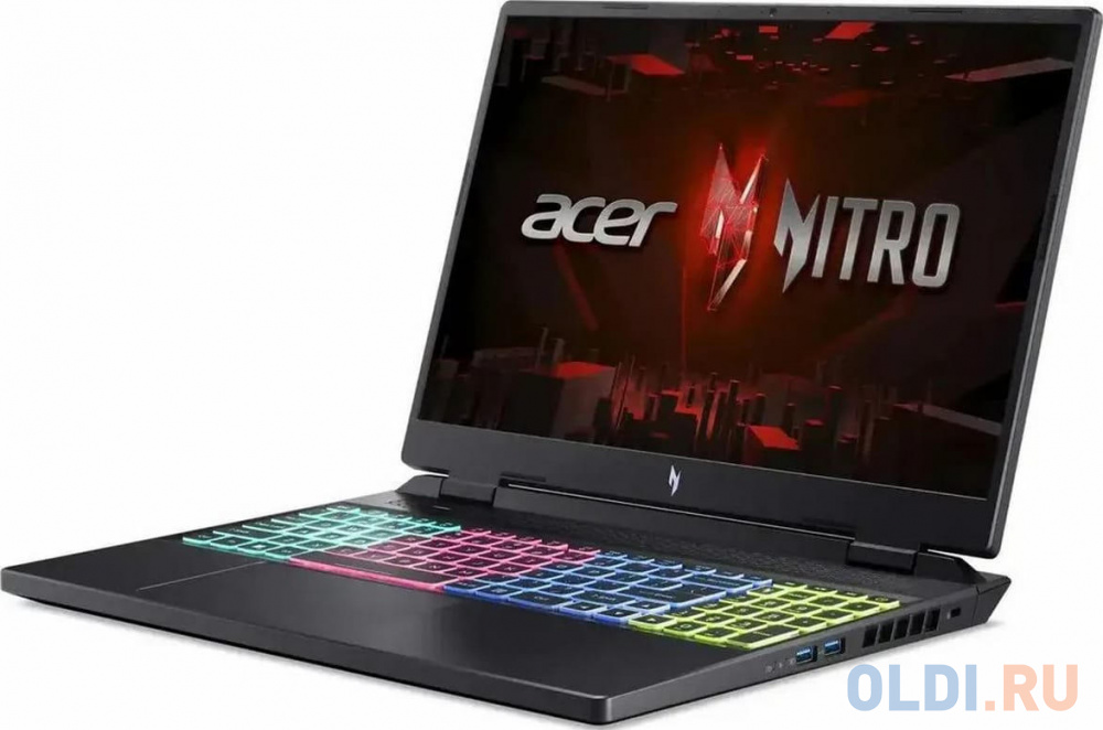 Ноутбук Acer Nitro AN16-42 Core Ryzen 7 8845HS/16Gb/SSD1024Gb/RTX4060 8Gb/16&quot;/IPS/WUXGA/NoOS/Black (NH.QSKCD.003)