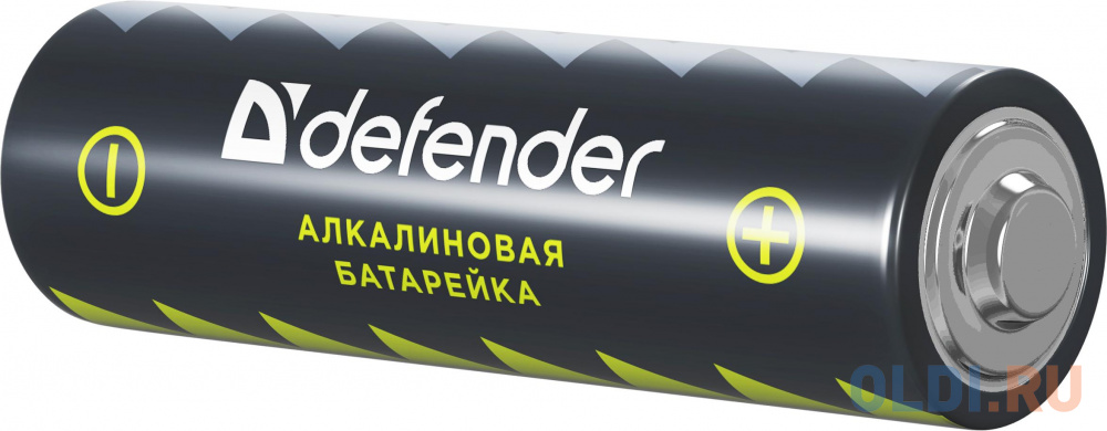 Батарейка Defender алкалиновая (AA) LR6-4F AA, в пленке 4шт в Москвe