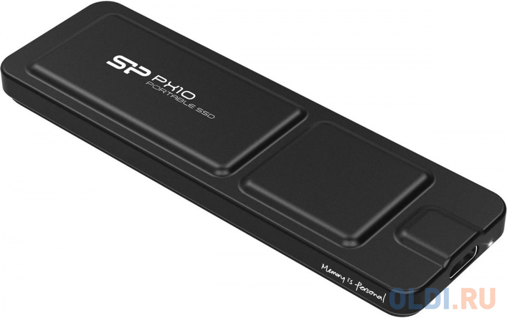 Твердотельный диск 4Tb Silicon Power PX10, External, USB TypeC 3.2, Черный, read/write 1050/1050 Mb/s