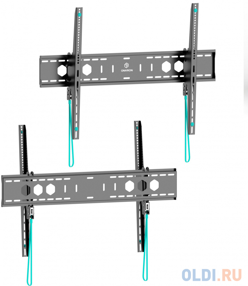 Кронштейн для телевизора Onkron UT12 черный 60"-110" макс.120кг настенный наклон в Москвe