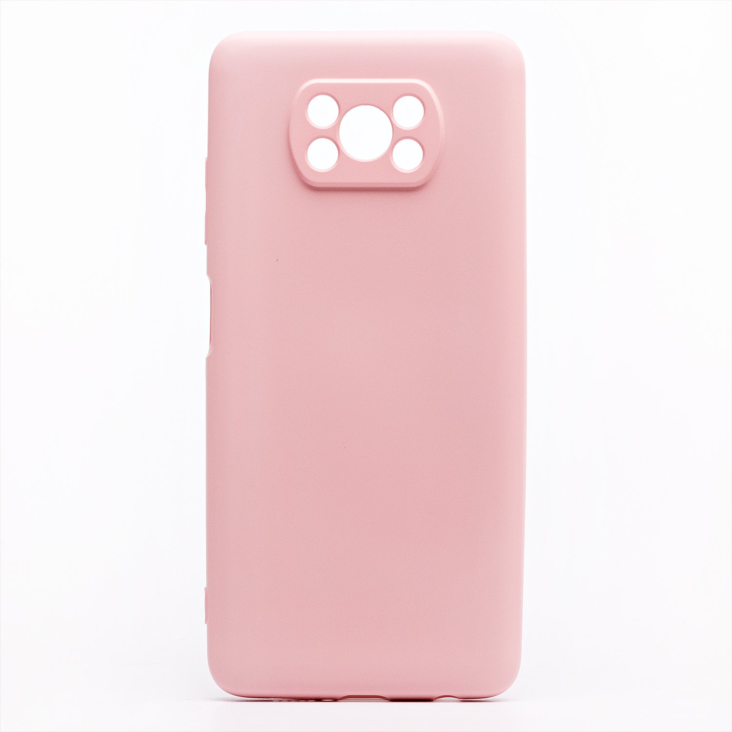 Чехол-накладка Activ Full Original Design для смартфона Xiaomi Poco X3 Pro, силикон, светло-розовый (130777)