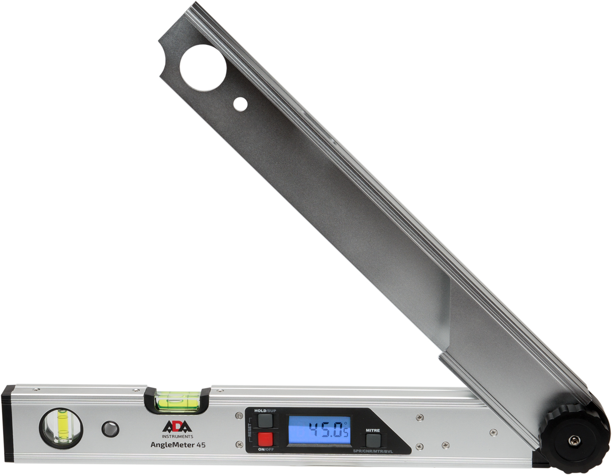 Угломер электронный ADA instruments AngleMeter 45, измерение угла, алюминий, 45 см (А00408)