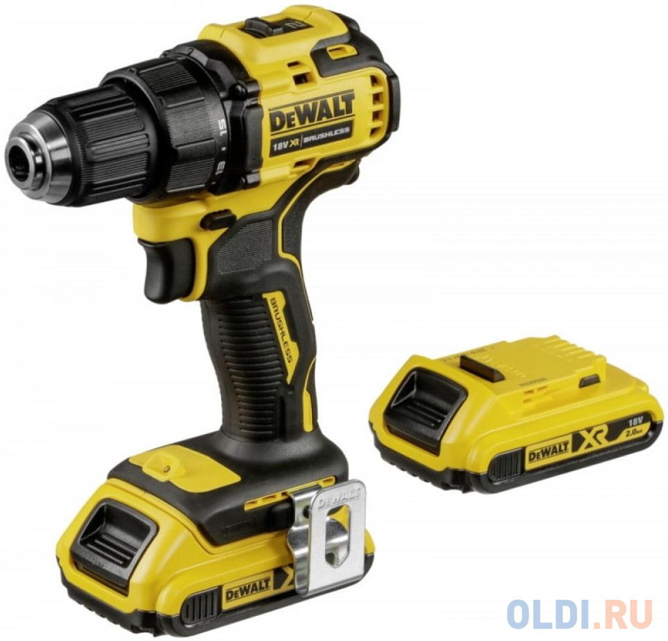 18В дрель-шур, 65Нм, 3Ач DCD708L2T-QW DeWalt DCD708L2T-QW DeWalt в Москвe