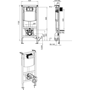 Инсталляция для унитаза Villeroy Boch ViConnect (9224 2700)