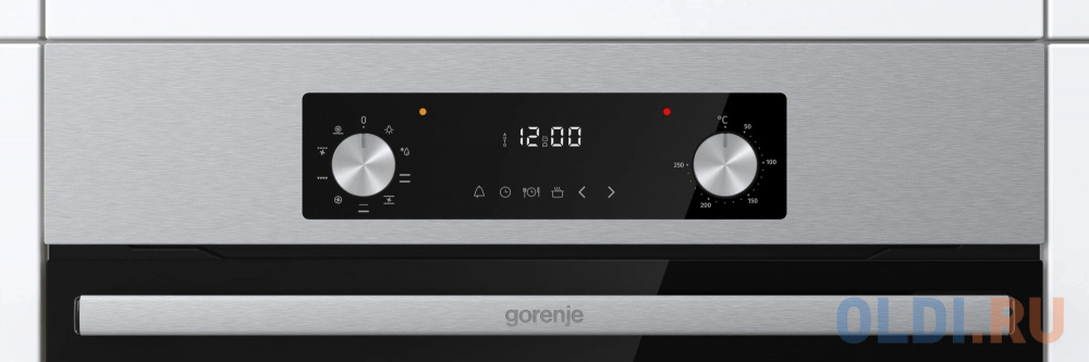 Духовой шкаф Электрический Gorenje BO6737E02NX черный в Москвe