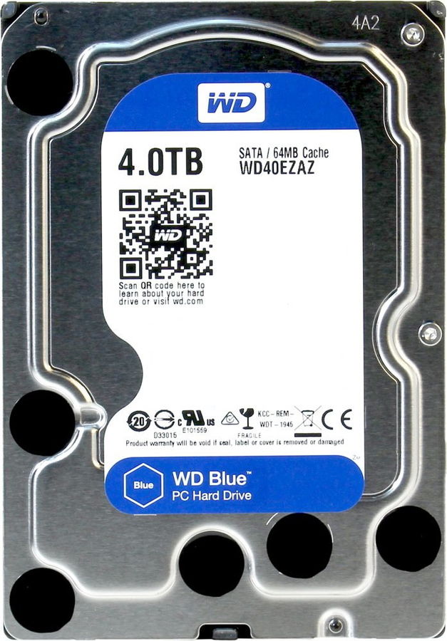 Жесткий диск Western Digital 4 TB Blue WD40EZAZ в Москвe