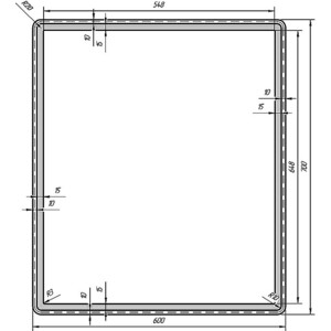 Зеркало Dreja Tiny 60x70 (99.9022)