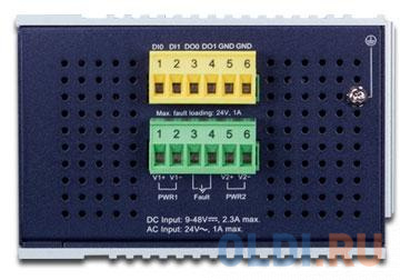 IP30 L2+ SNMP Manageable 8-Port Gigabit POE+(AT) Switch + 2-Port Gigabit SFP Industrial Switch (-40 to 75 C), ERPS Ring Supported, 1588