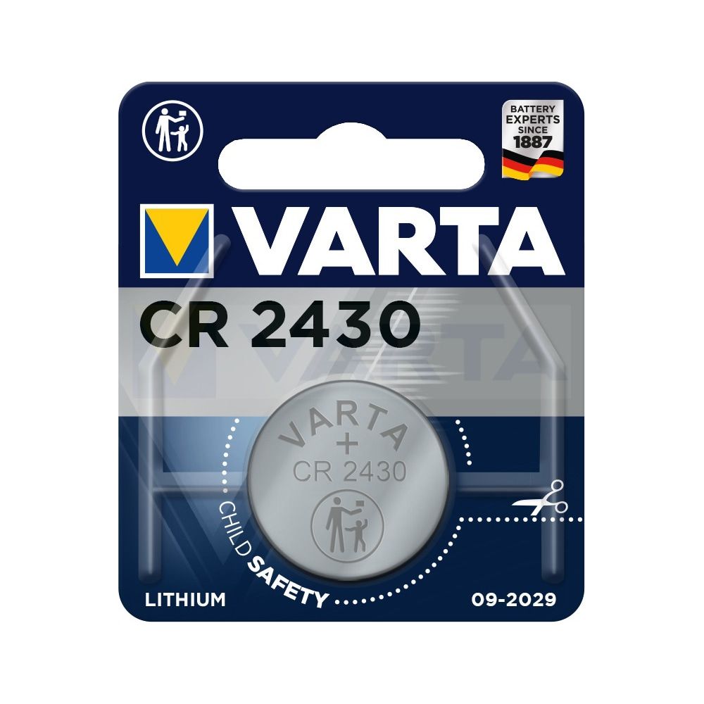 Батарейка Varta ELECTRONICS CR2430 BL1 3V (1 шт.) (06430101401)
