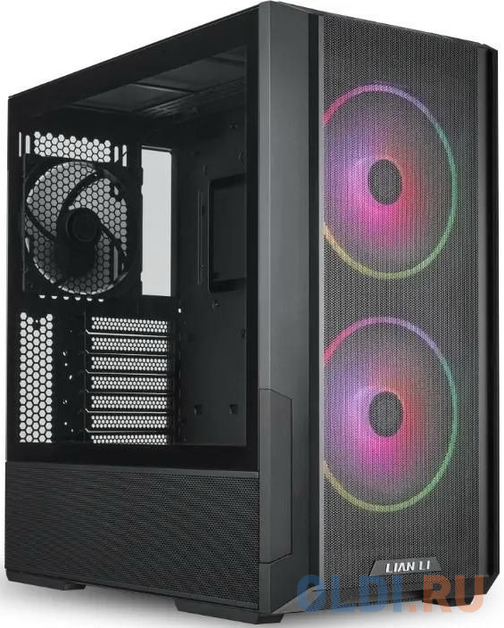 LIAN LI Lancool 216 Black RGB, Medium Case: ATX/E-ATX/Micro-ATX/Mini-ITX, 2xUSB 3.0, 1xUSB Type-C, 1xAudio, Included Fans: 2x160mm ARGB, 1x140mm PWM в Москвe