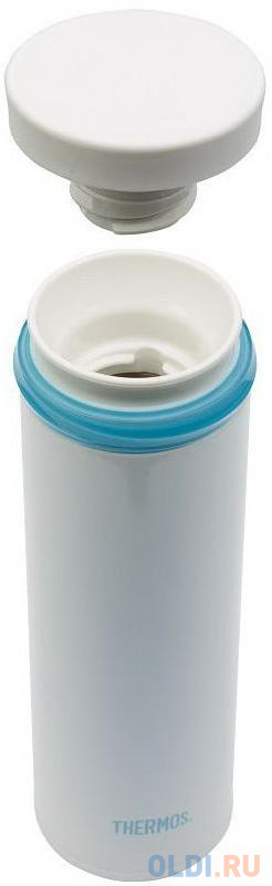 Термос для напитков Thermos JNO-500-PRW 0.5л. белый/голубой картонная коробка (934215)