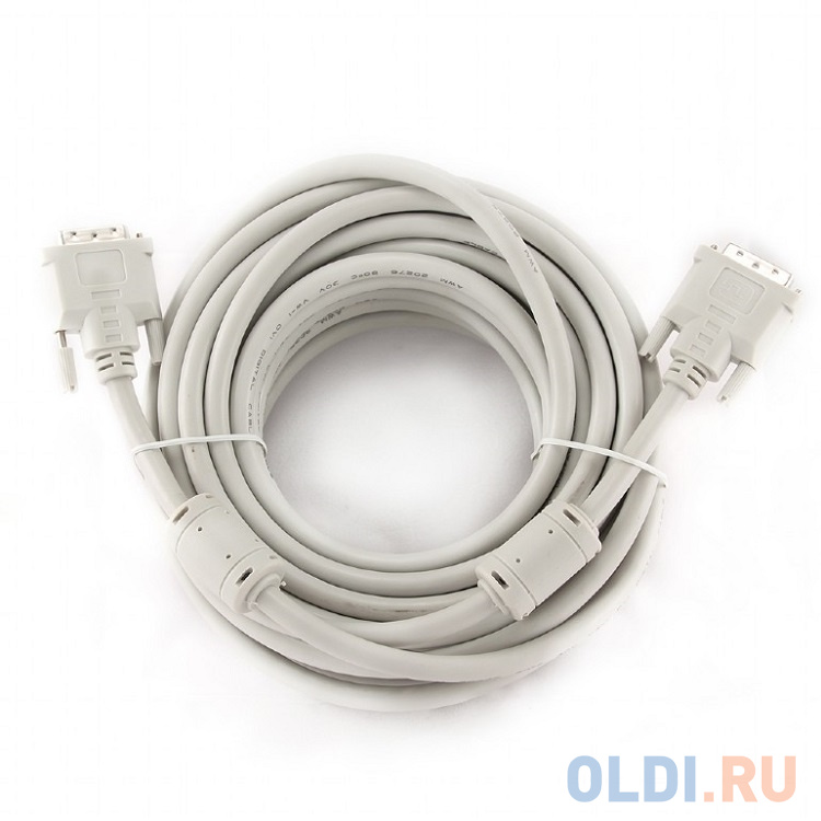 Кабель DVI-DVI 3.0м Dual Link Gembird 2 фильтра двойное экранирование CC-DVI2-10