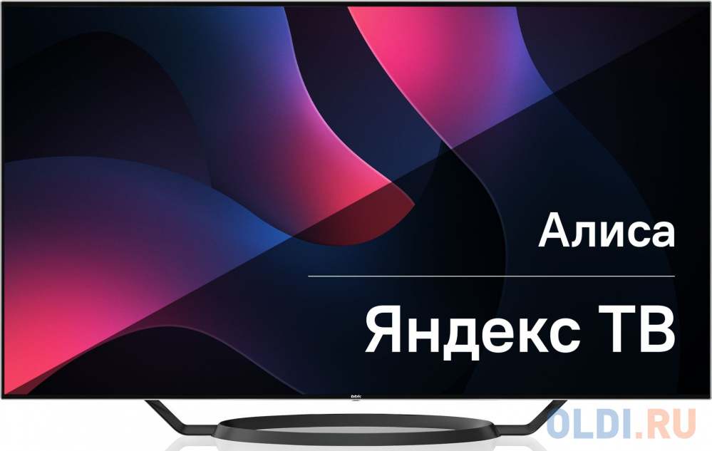 Телевизор OLED BBK 65&quot; 65LED-9201/UTS2C Яндекс.ТВ черный 4K Ultra HD 60Hz DVB-T2 DVB-C DVB-S2 USB WiFi Smart TV