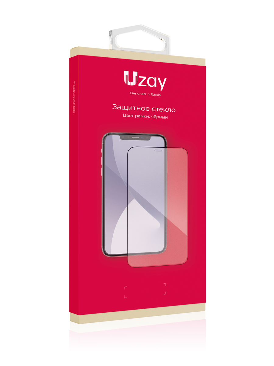 Стекло 3D защитное Uzay для Xiaomi 12/12X олеофобное, с черной рамкой
