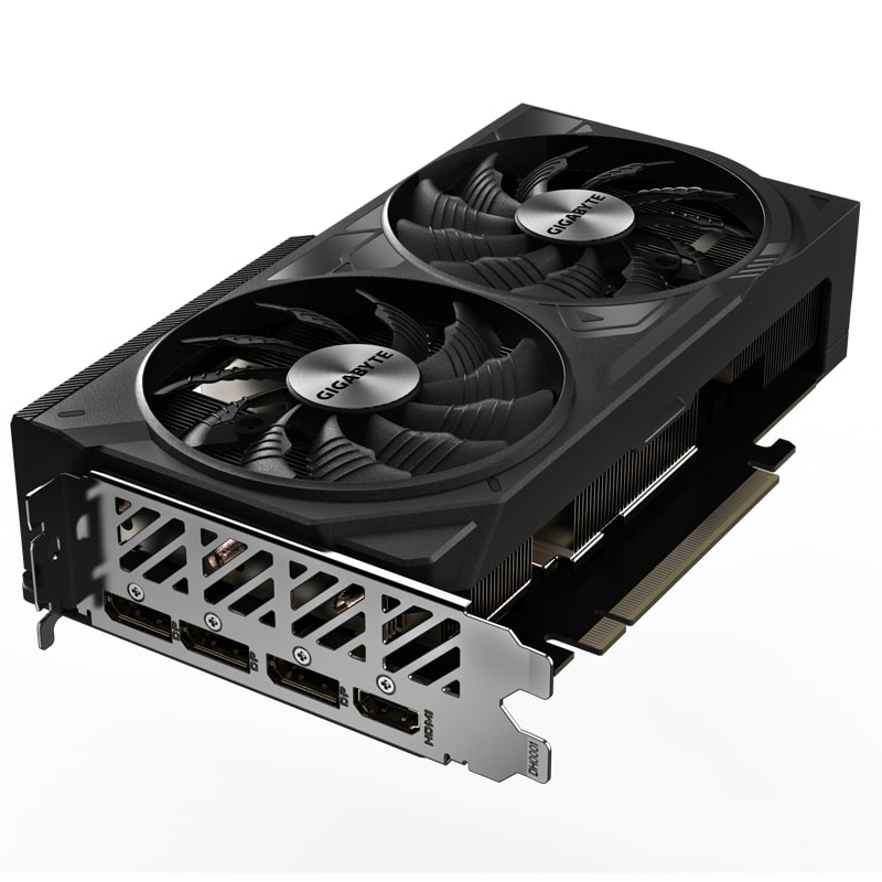 Видеокарта GigaByte nVidia GeForce RTX 4070 Windforce 2X OC 12G 2490MHz PCI-E 4.0 12288Mb 21000MHz 192-bit 3xDP HDMI GV-N4070WF2OC-12GD в Москвe