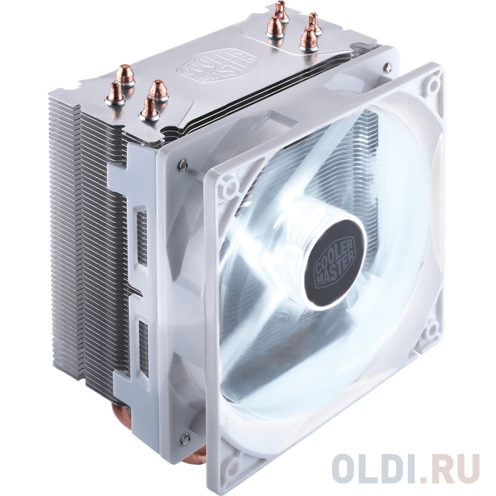 Cooler Master CPU Cooler Hyper 212 LED White Edition, 600 - 1600 RPM, 150W, White LED fan, Full Socket Support