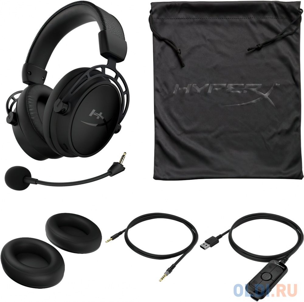 Наушники HyperX Cloud Alpha S Blackout черный