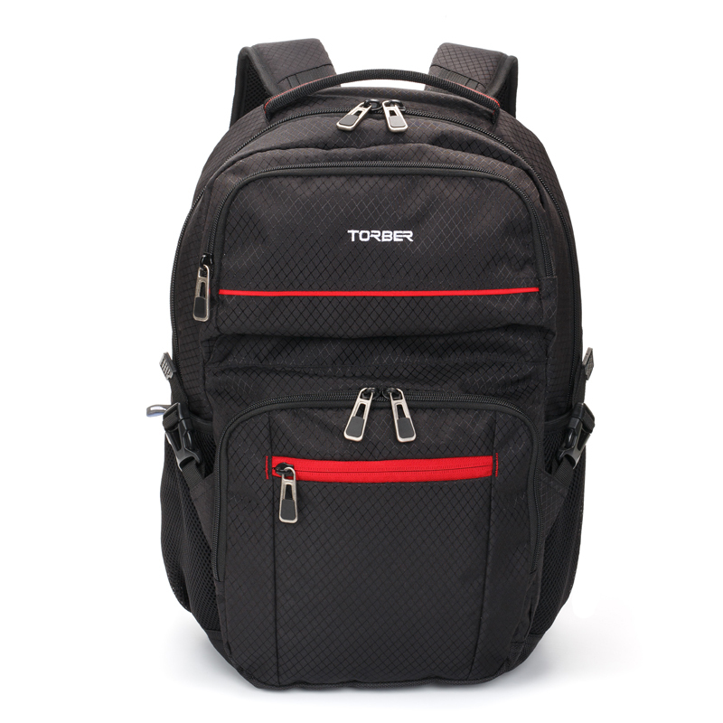 Рюкзак Torber Xplor 15" T9903-RED, черно-красный 25 л