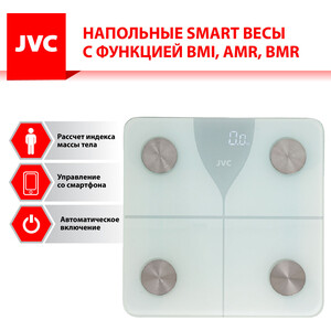 Весы напольные электронные стеклянные JVC JBS-004 в Москвe