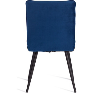 Стул обеденный TetChair Sweet, разборный, велюр, 46х55х88, Blue (синий)