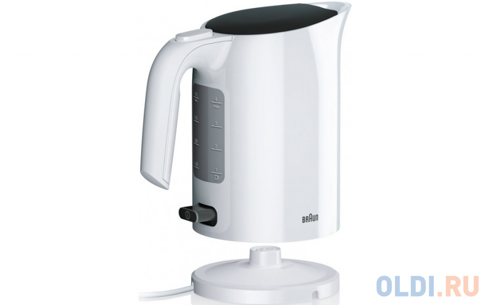 Чайник электрический Braun WK 3000 WH 2200 Вт белый 1 л пластик