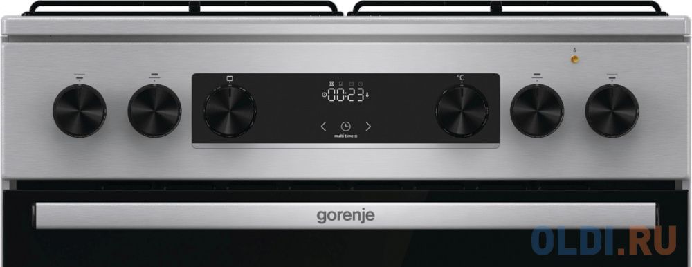 Комбинированная плита Gorenje GKS6C70XJ нержавеющая сталь