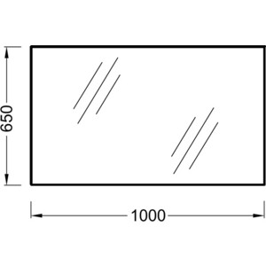 Зеркало Jacob Delafon 100x65 см (EB1099-RU)