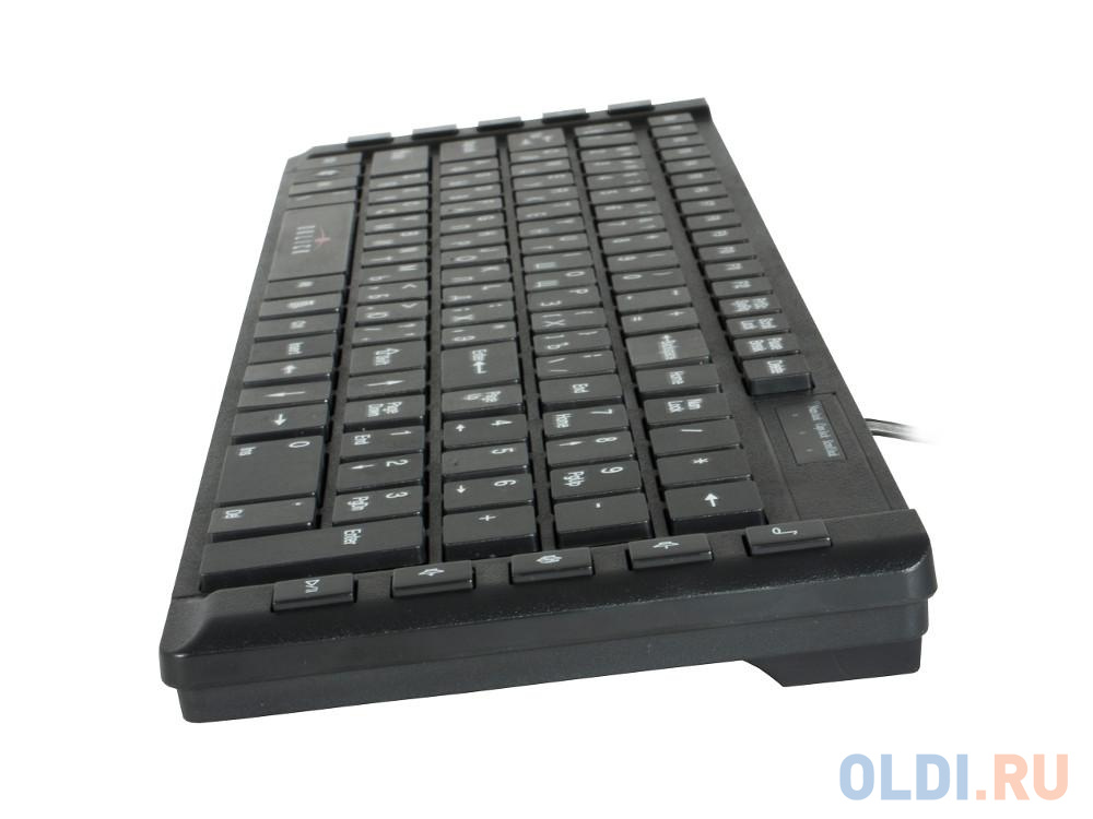 Клавиатура Oklick 530S black USB slim Multimedia