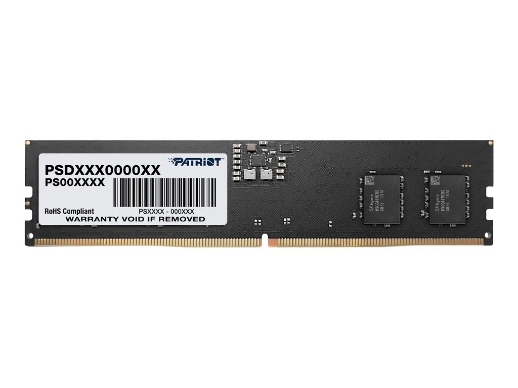 Модуль памяти Patriot Memory Signature Line DDR5 DIMM 5600Mhz PC5-44800 CL46 -16Gb PSD516G560081
