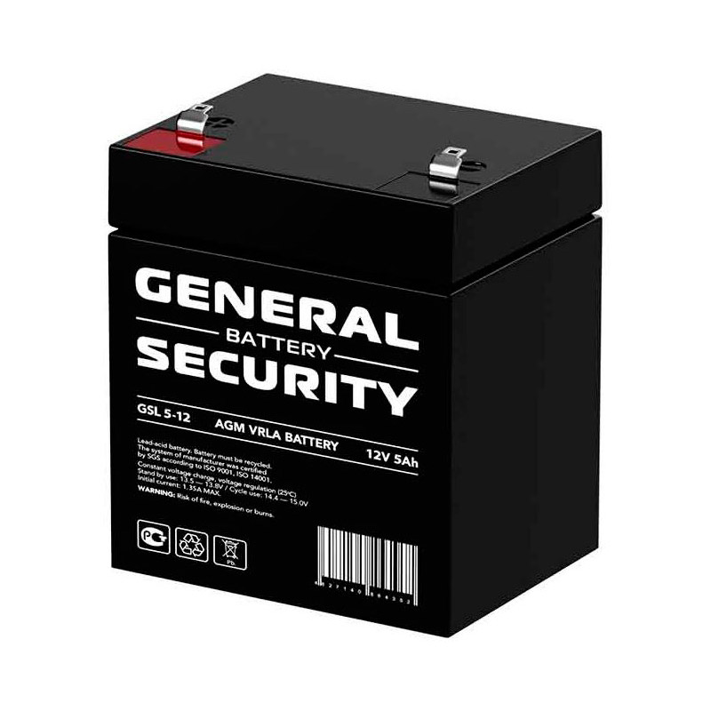 Аккумулятор General Security 12V 5Ah GS5-12 в Москвe