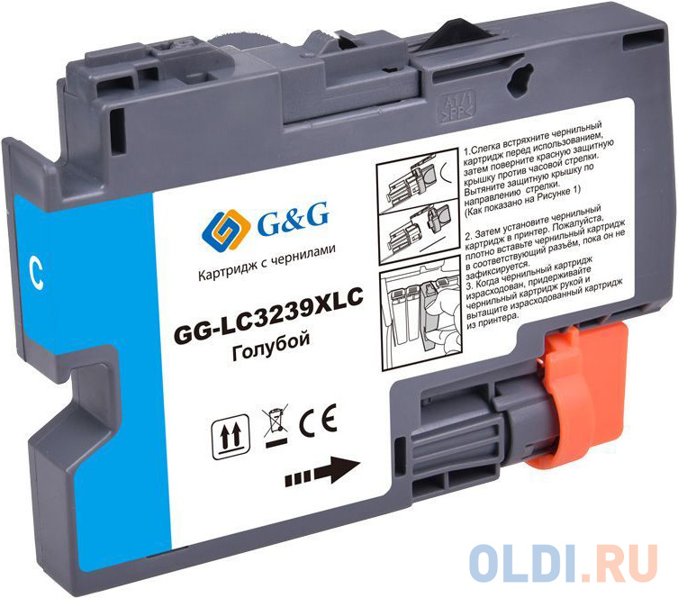 Картридж G&G GG-LC3239XLC 5000стр Голубой