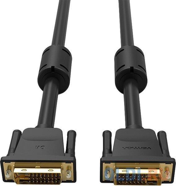 Кабель Vention DVI-D Dual link 25M/25M с ферритовым фильтром - 2м.