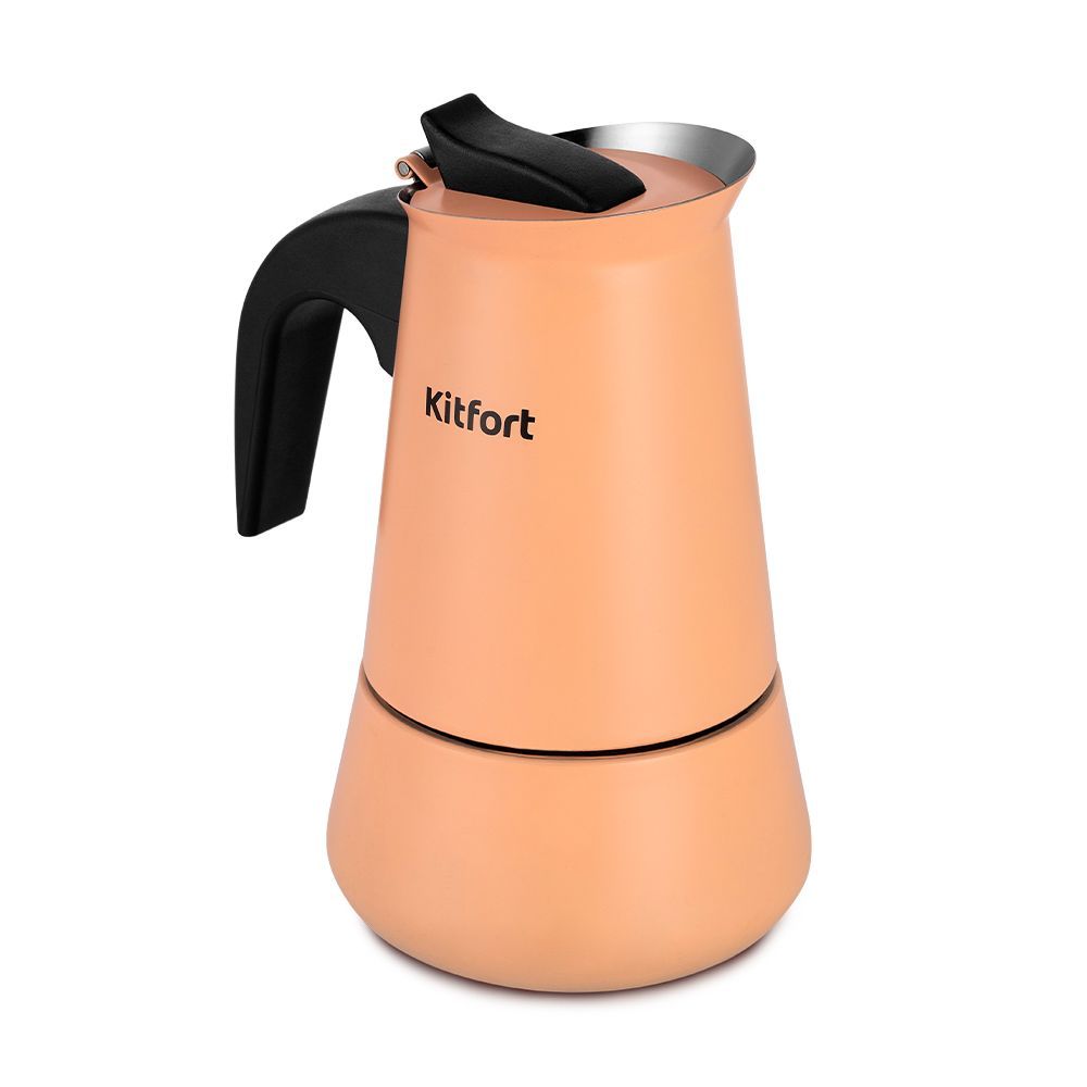 Кофеварка гейзерная Kitfort КТ-7148-2 персиковый