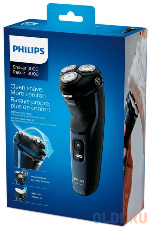 Бритва Philips S3134/51 чёрный