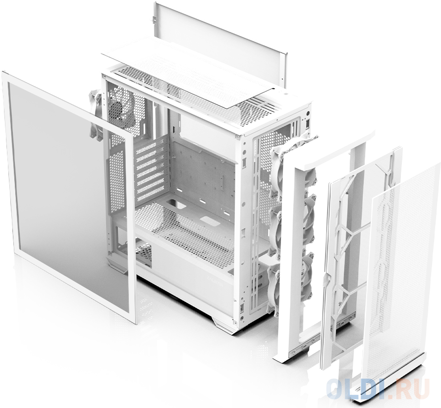 Корпус MidiTower Zalman Z10 DUO White (без блока питания) (Zalman Z10 DUO White)