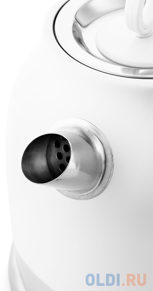 Чайник электрический KITFORT КТ-694-1 2200 Вт белый 1.7 л нержавеющая сталь