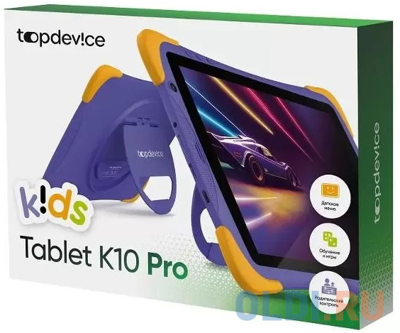 Планшет TopDevice Kids Tablet K10 Pro 10.1" 32Gb Violet Wi-Fi 3G Bluetooth LTE Android TDT4511_4G_E_CIS