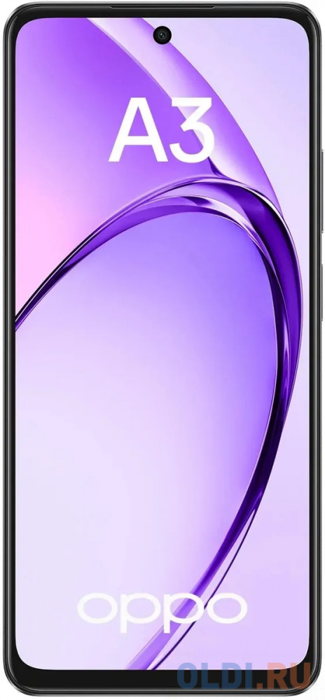 Смартфон OPPO A3 CPH2669 6+256 GB Мерцающий черный в Москвe