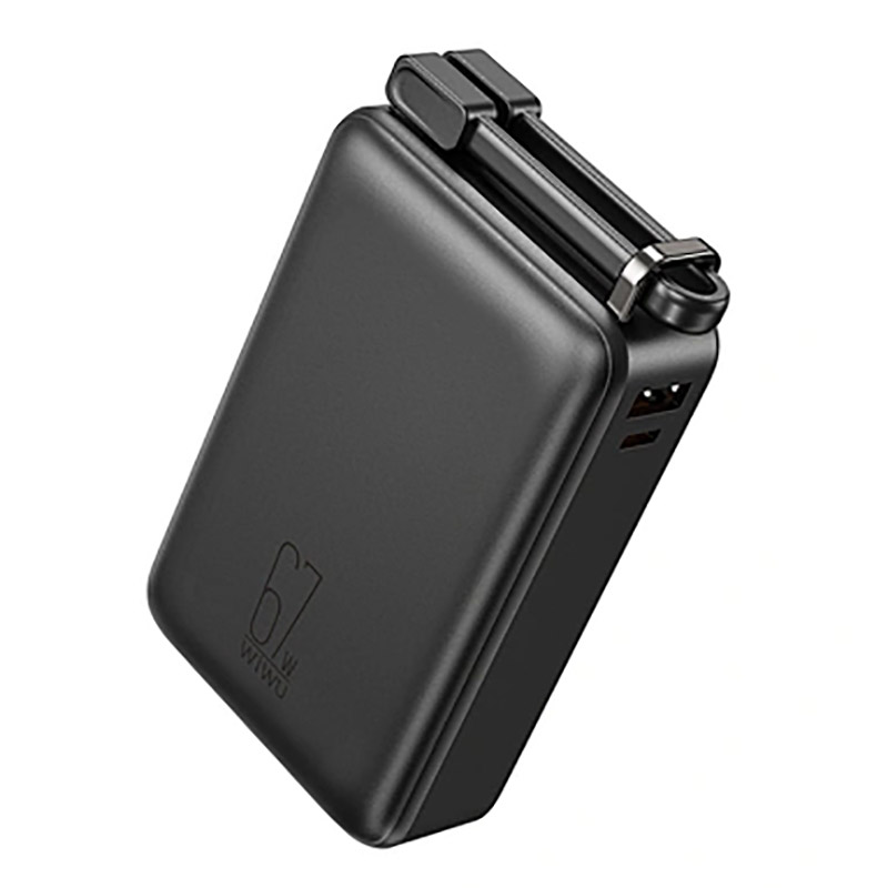 Внешний аккумулятор Wiwu Power Bank Wi-P012 Tank 20000mAh 67W Black 6976195095807 в Москвe