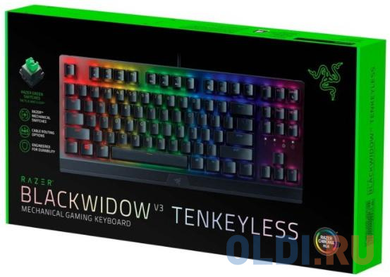 Клавиатура Razer BlackWidow V3 Tenkeyless Black USB в Москвe