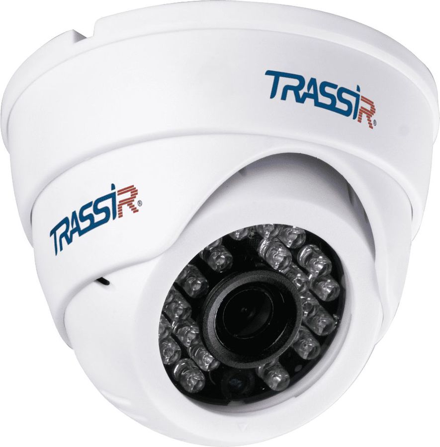 Видеокамера IP Trassir TR-D8121IR2W 2.8мм белый в Москвe