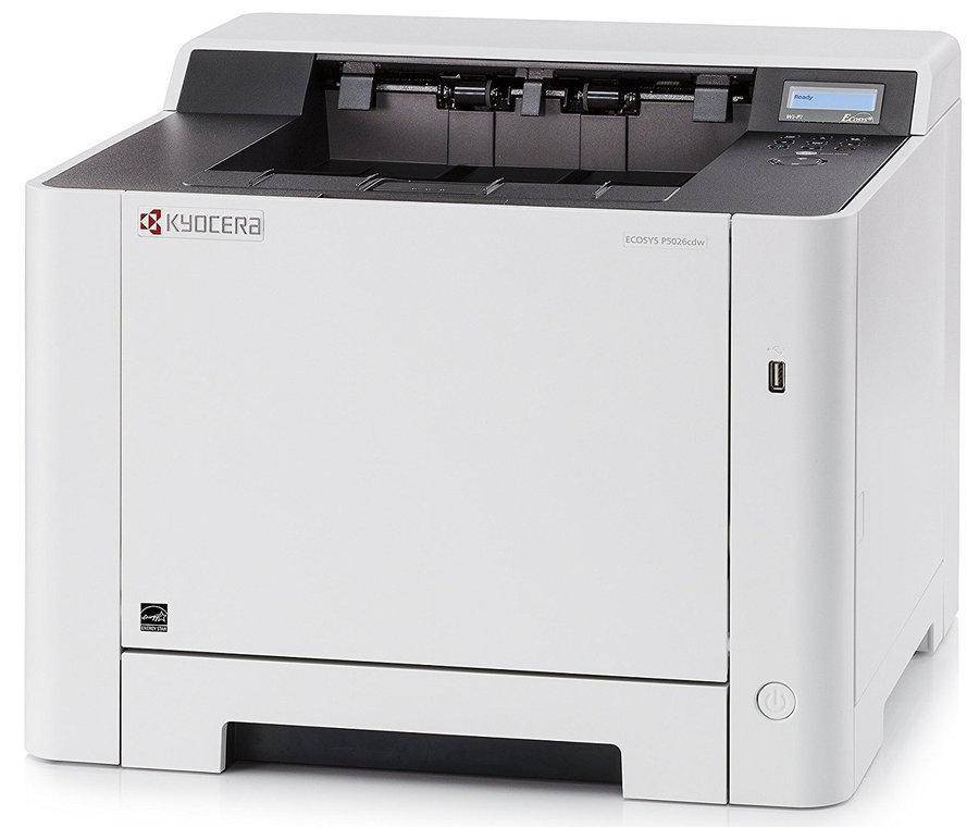Принтер Kyocera Ecosys P5026cdw белый/черный (1102rb3nl0)