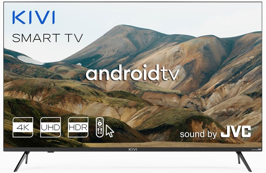 Телевизор 50" Kivi 50U740LB, 4K, 3840x2160, DVB-T /T2 /C, HDMIx4, USBx3, WiFi, Smart TV, черный