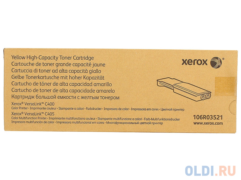 Картридж Xerox 106R03521 4800стр Желтый