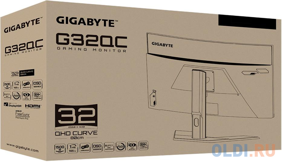 Монитор 31.5" GigaByte G32QC A-EK