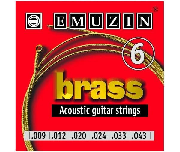 Струны для акустической гитары EMUZIN 6А102