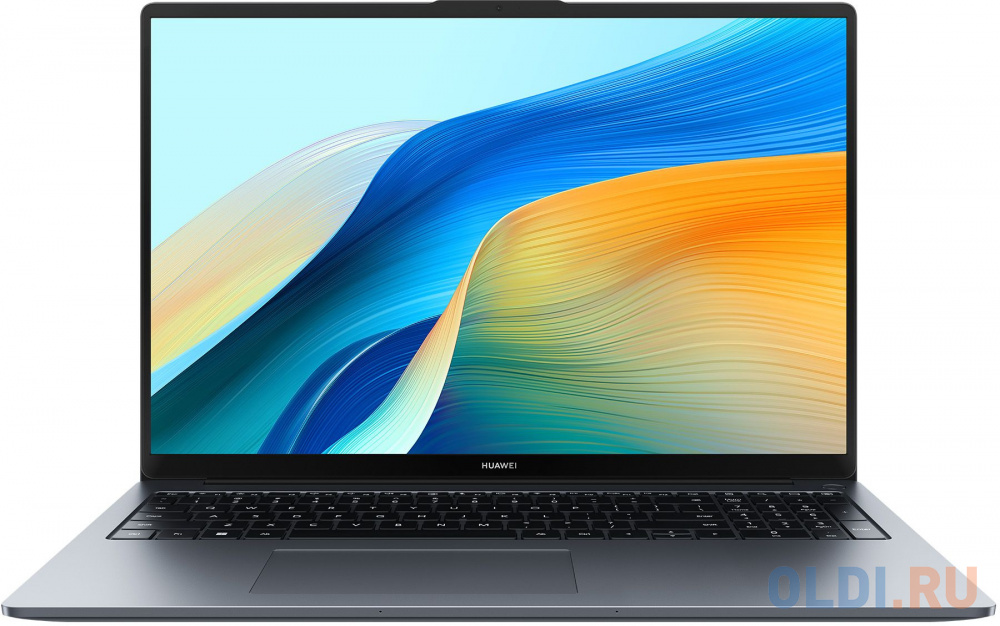 Ноутбук Huawei MateBook D 16 MCLF-X Core i5 12450H 8Gb SSD512Gb Intel UHD Graphics 16&quot; IPS (1920x1200) Windows 11 Home grey space WiFi BT Cam (53