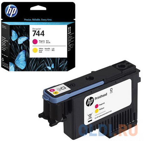 Печатающая головка HP 744 F9J87A для HP Designjet Z2600 Z5600 желтый пурпурный