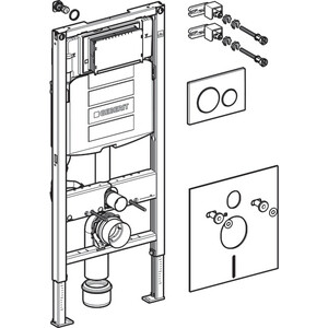 Инсталляция для унитаза Geberit Duofix Sigma20 с белой клавишей (111.301.KJ.5)