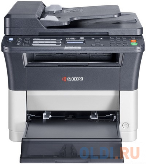 Kyocera FS-1125MFP, P/C/S/F, ч/б лазерный, A4, 25 стр/мин, 1800x600 dpi, 64 Мб, USB 2.0, Network, лоток 250 л., Duplex, автопод., старт.тонер 1000 стр в Москвe